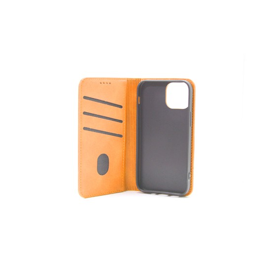 LEATHER FLIP COVER WITH INTERNAL POCKET FOR APPLE IPHONE 11 PRO